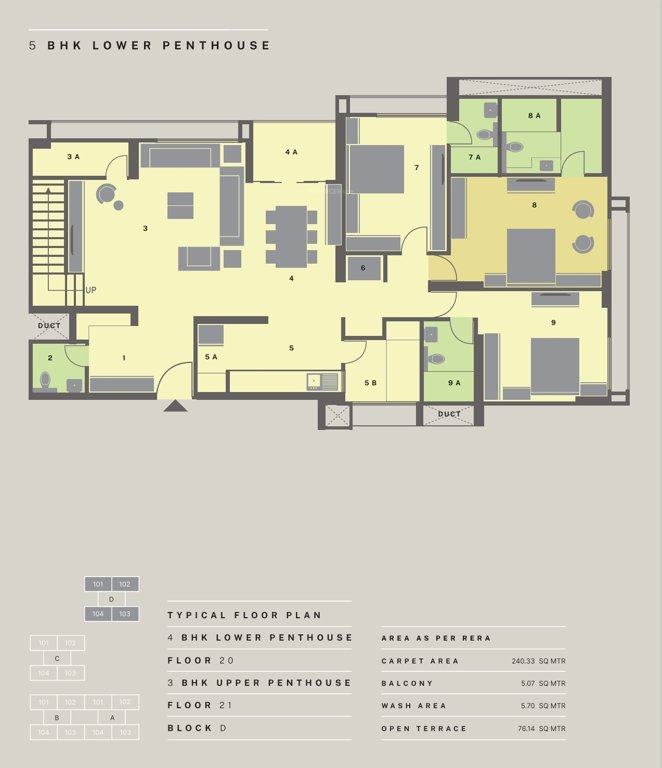  riviera springs Floor Plan Lower Level Penthouse Plan