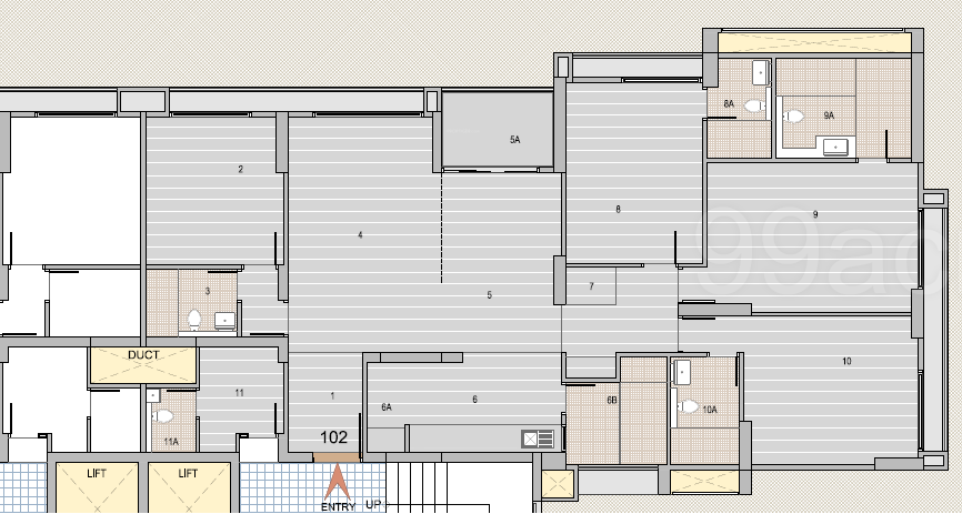  riviera springs Floor Plan Lower Level Duplex Plan