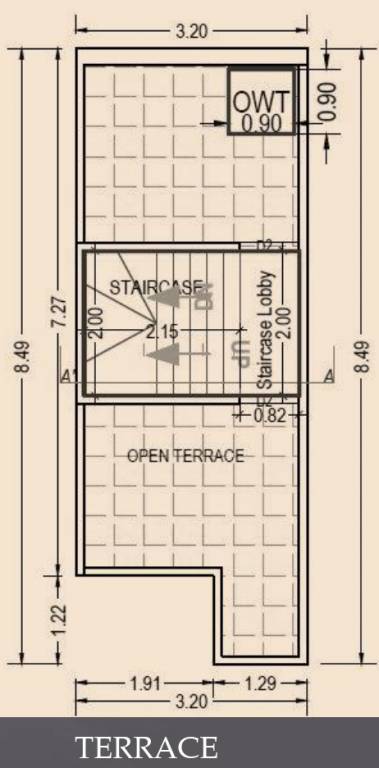 Terrace Floor Plan al khayber residency Floor Plan Terrace Floor Plan