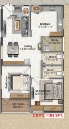  vaasavi brundavanam iii Floor Plan Floor Plan
