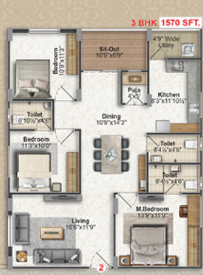 Floor Plan vaasavi brundavanam iii Floor Plan Floor Plan