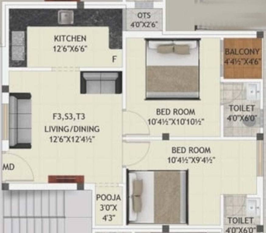 Floor Plan  sai nila flats Floor Plan Floor Plan