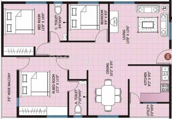 Pragathi Sindhoor (3BHK+2T (1,210 sq ft) 1210 sq ft) Pragathi Sindhoor (3BHK+2T (1,210 sq ft) 1210 sq ft)
