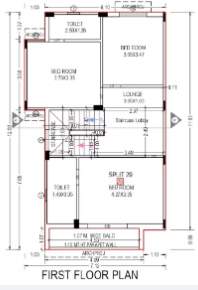  pushpak villa Floor Plan First Floor Plan