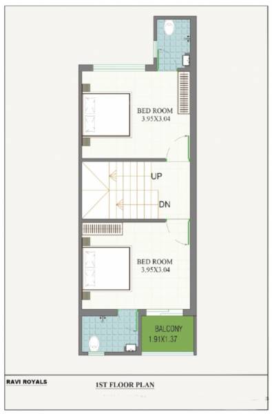  royal-bunglows Floor Plan First Floor Plan