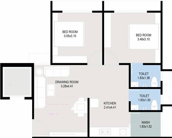  krishna-residency Floor Plan Floor Plan