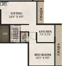  pushpak pride Floor Plan Floor Plan