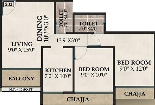  pushpak pride Floor Plan Floor Plan