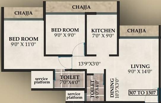  pushpak pride Floor Plan Floor Plan