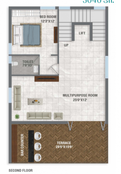  32-springs Floor Plan Second Floor Plan