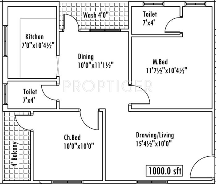 Royal Sarovar Residency (2BHK+2T (1,000 sq ft) 1000 sq ft) Royal Sarovar Residency (2BHK+2T (1,000 sq ft) 1000 sq ft)