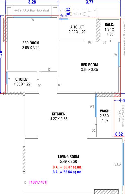  raj luxuria Floor Plan Floor Plan