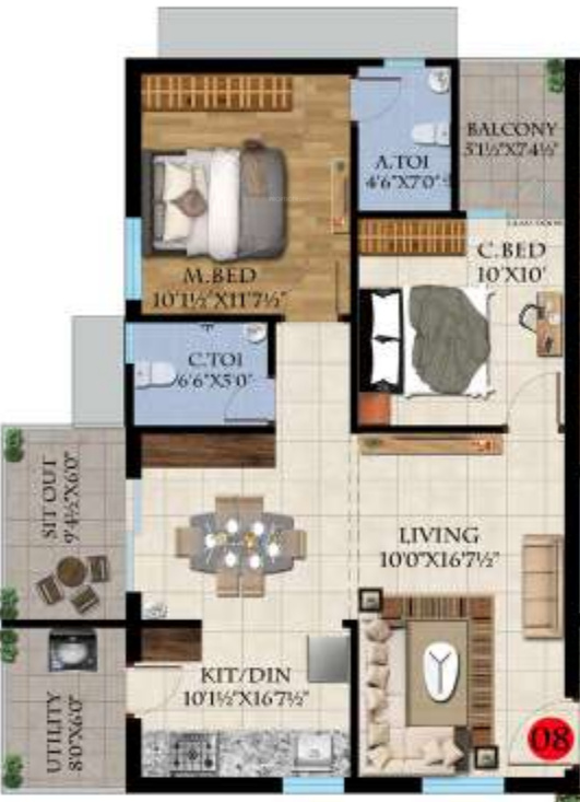 Floor Plan riddhis taranto Floor Plan Floor Plan