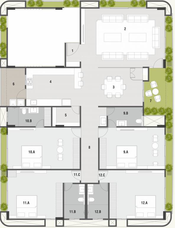  satvaa sunrise Floor Plan Floor Plan