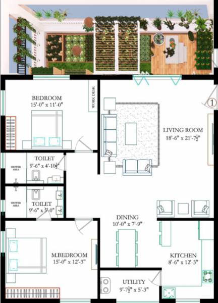  shanti-one-block-a Floor Plan Floor Plan