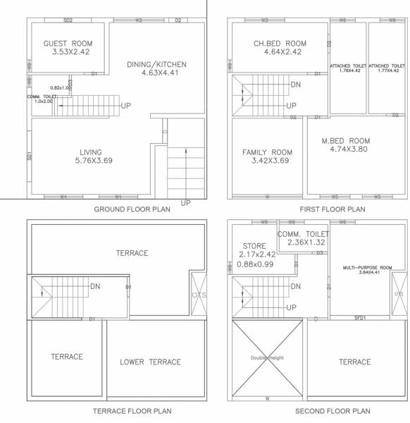  padmabhavam-villa Floor Plan Floor Plan