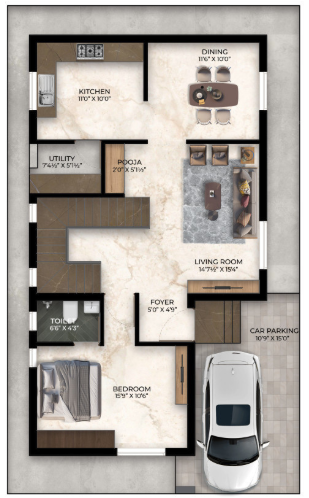  visthara Floor Plan Ground Floor Plan