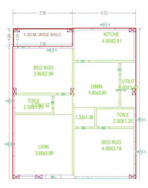  anandamai-block-a Floor Plan Floor Plan