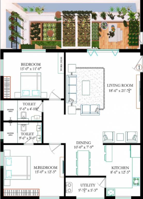  shanti one block b Floor Plan Floor Plan