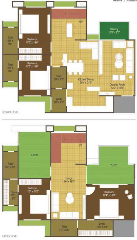 hastinapur the royal legacy Floor Plan Penthouse Floor Plan
