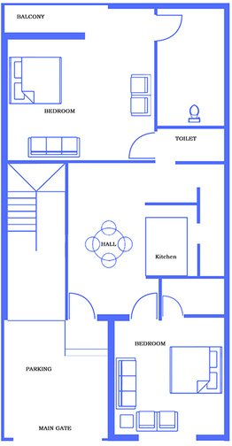 harmony villas Floor Plan Ground Floor Plan