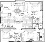 Royal Sparkling Heavens (3BHK+3T (1,456 sq ft) 1456 sq ft)