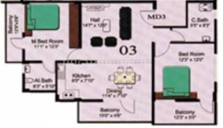 Mathapathi Regency (2BHK+2T (1,100 sq ft) 1100 sq ft) Mathapathi Regency (2BHK+2T (1,100 sq ft) 1100 sq ft)