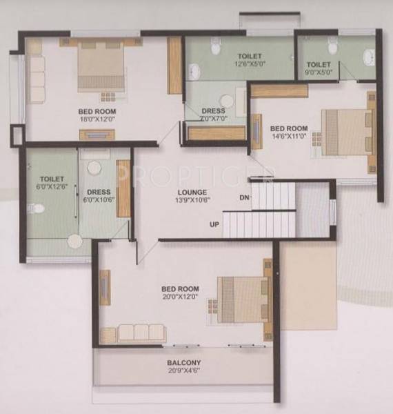 RG Cosmos Nest (5BHK+6T (4,410 sq ft) 4410 sq ft)