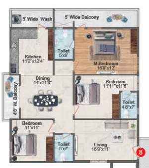 hyndava mnk heights Floor Plan Floor Plan