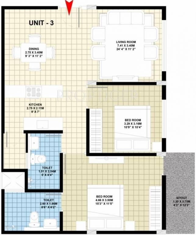 MSR MSR Dew Drops (2BHK+2T (1,115 sq ft) 1115 sq ft) MSR MSR Dew Drops (2BHK+2T (1,115 sq ft) 1115 sq ft)