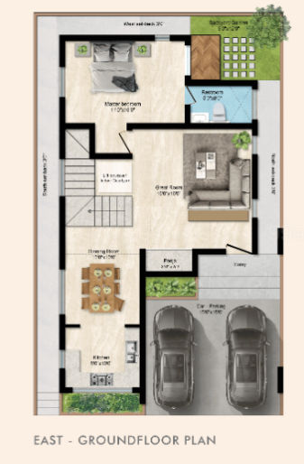  tropique Floor Plan Ground Floor Plan