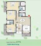 MSR MSR Dew Drops (3BHK+3T (1,771 sq ft) 1771 sq ft)