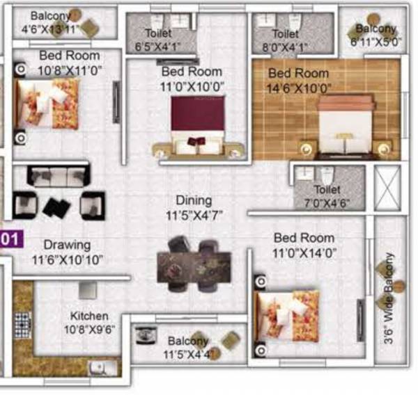 Floor Plan lingaraj-enclave Floor Plan Floor Plan