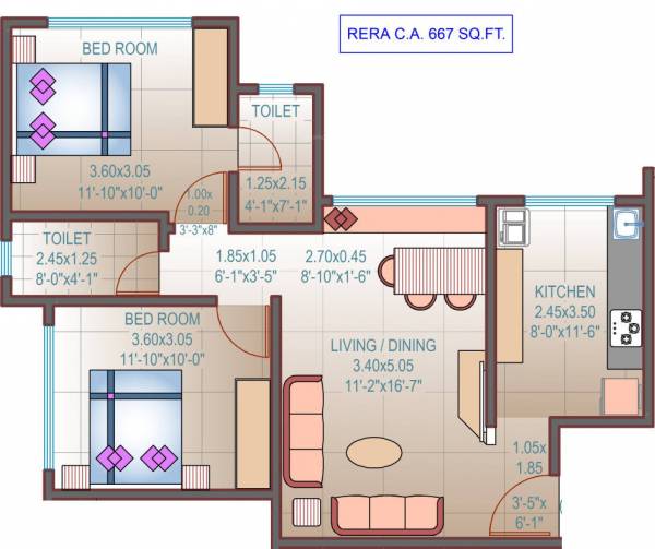  adinath-heights Floor Plan Floor Plan