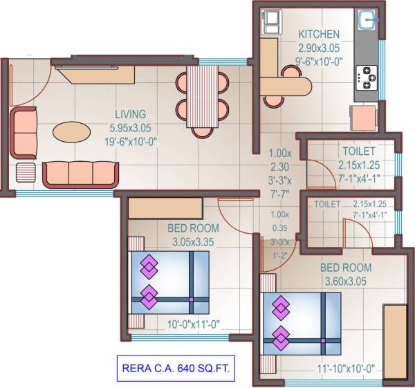  adinath-heights Floor Plan Floor Plan