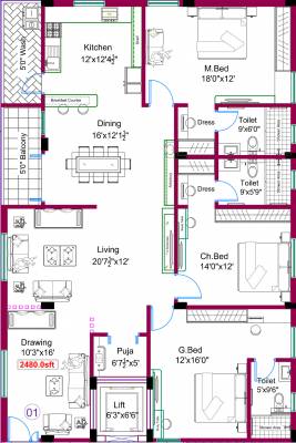  fortune-pearl Floor Plan Floor Plan