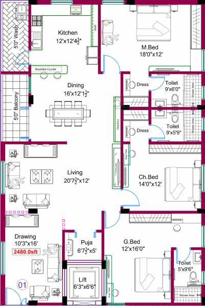 fortune-pearl Floor Plan Floor Plan