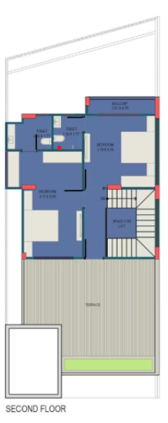  imperial mansion Floor Plan Second Floor Plan