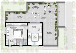  avani villas Floor Plan Second Floor Plan