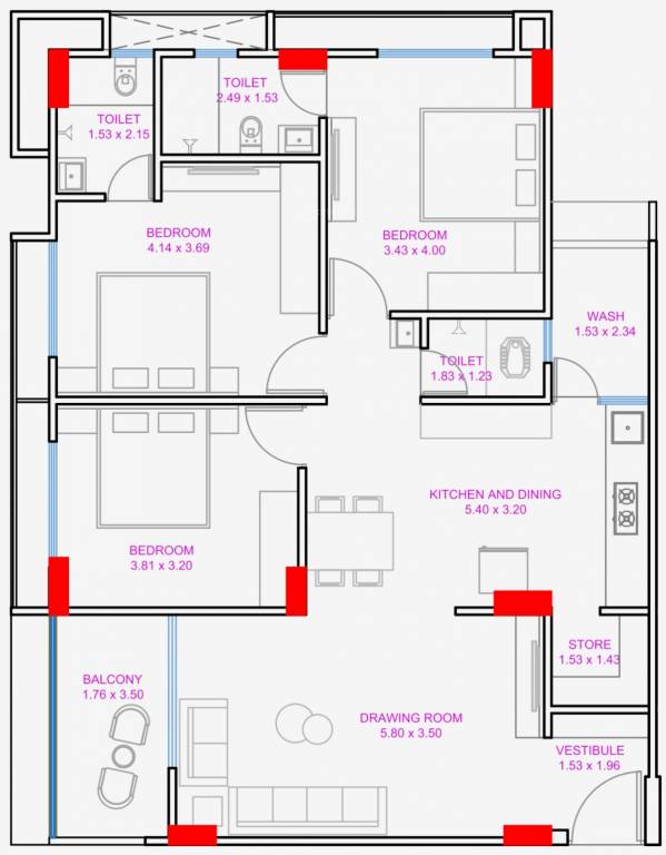  vaidehi elysium Floor Plan Floor Plan