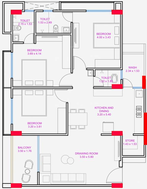 Floor Plan vaidehi elysium Floor Plan Floor Plan