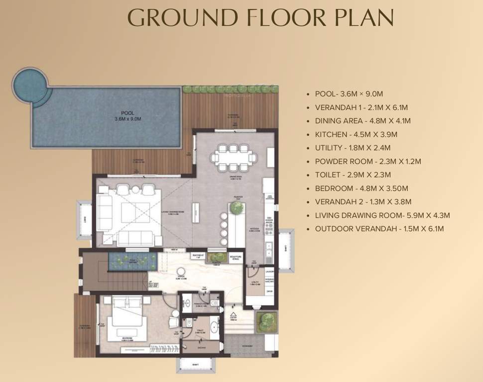  havana i Floor Plan Ground Floor Plan
