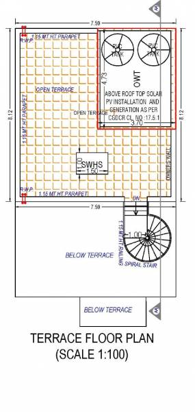  vaikunth Floor Plan Terrace Floor Plan
