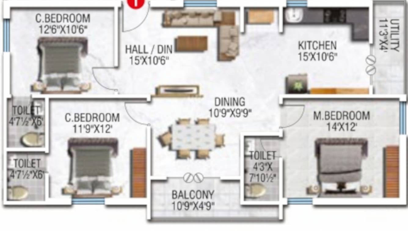  breezy homes Floor Plan Floor Plan