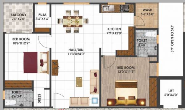  vasista-royal-heights Floor Plan Floor Plan