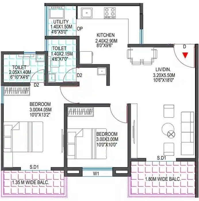  audumbar bliss Floor Plan Floor Plan