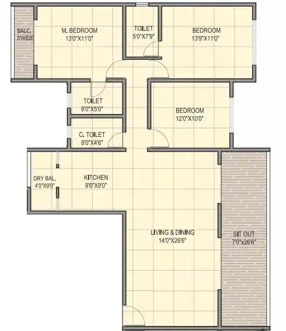  pinewood phase ii Floor Plan Floor Plan