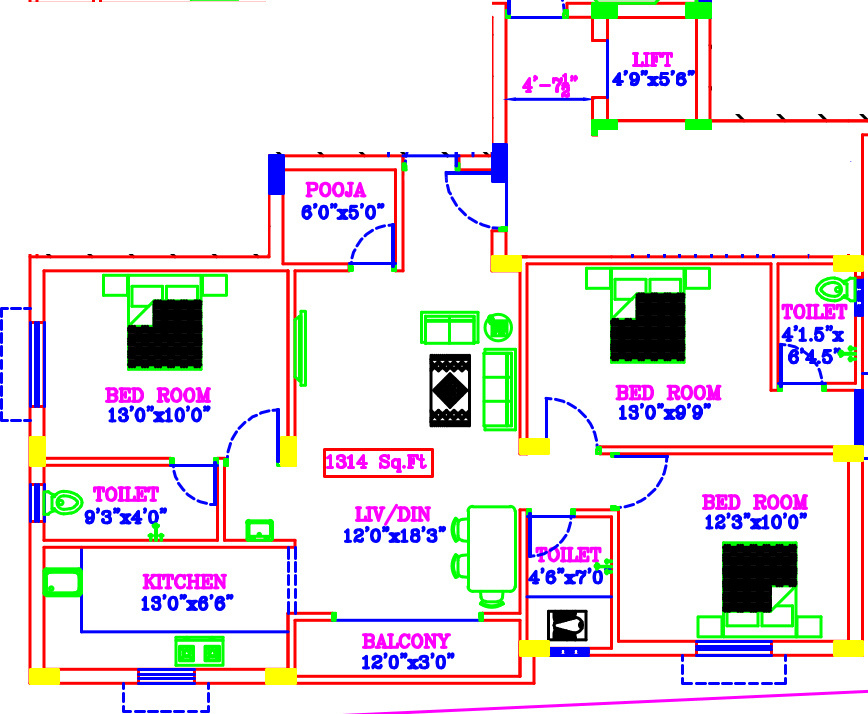 Floor Plan sanjana flats Floor Plan Floor Plan