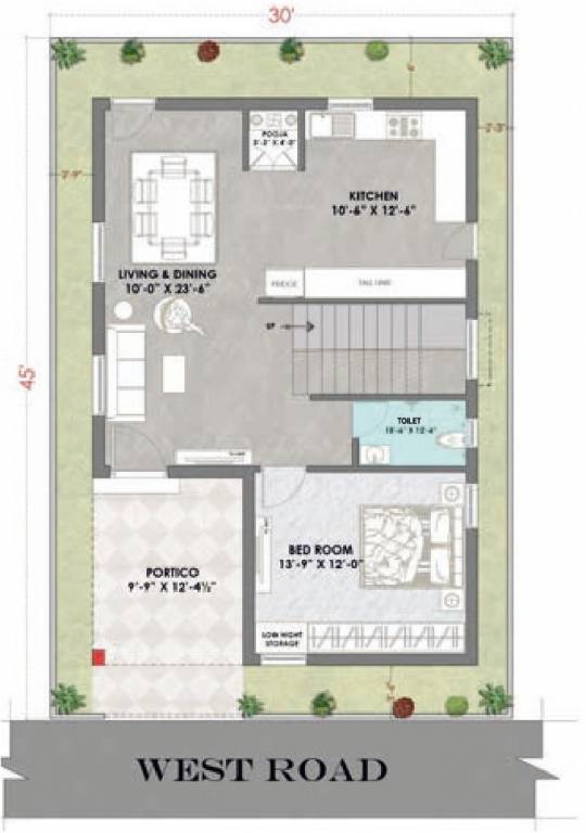  green park Floor Plan Ground Floor Plan
