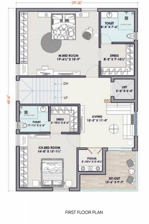  green park Floor Plan First Floor Plan